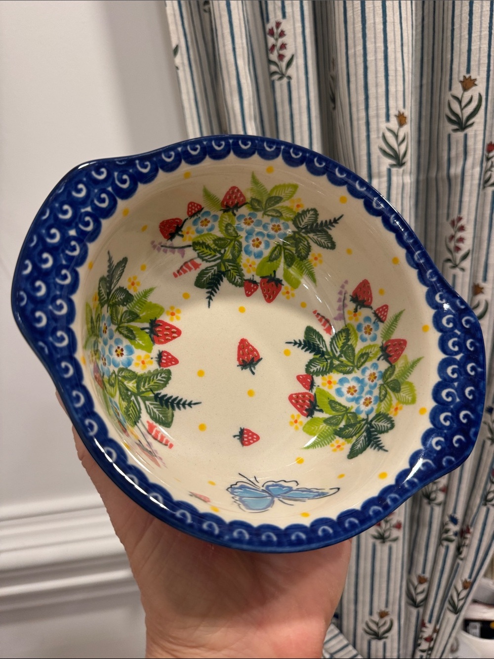 Polish Pottery | UNIKAT |
Hand Made in Poland Bowl 7”
